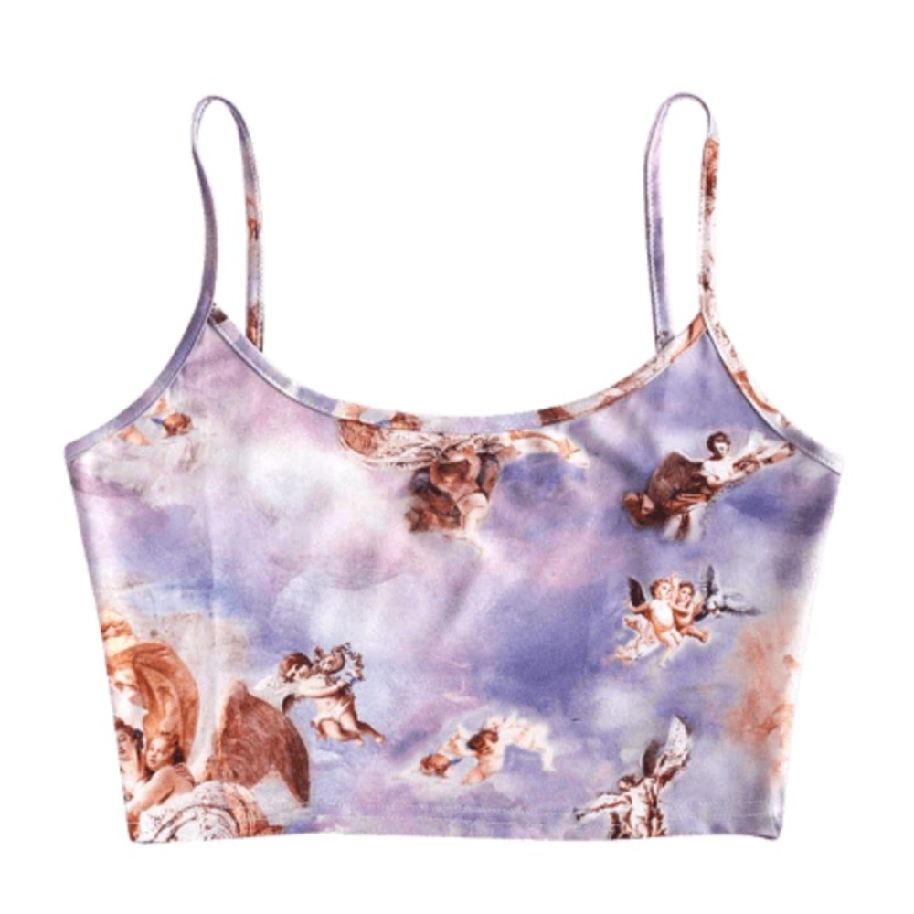 Angel crop/tank top